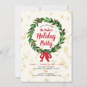 Holiday / Christmas Party Invitation Card