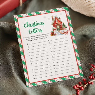 Holiday Christmas Party Letters Game