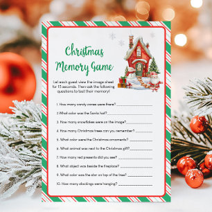 Holiday Christmas Party Memory Game