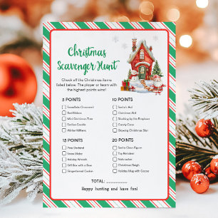 Holiday Christmas Party Scavenger Hunt Game