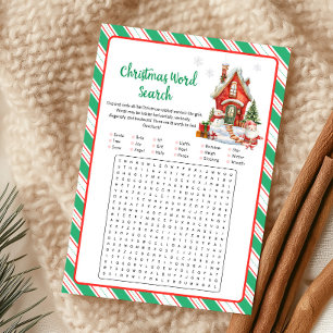 Holiday Christmas Party Word Search Game
