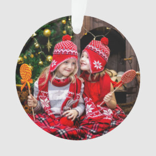 Holiday Christmas Photo Memories Ornament
