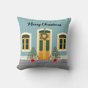 Holiday Christmas Portuguese festive House Cushion