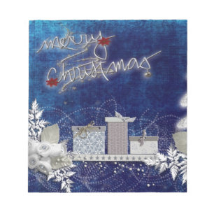 Holiday Christmas Tree Party Destiny Celebration Notepad