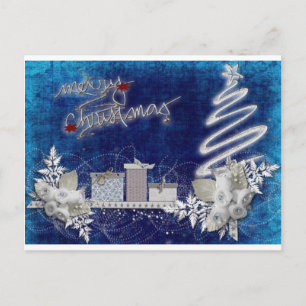 Holiday Christmas Tree Party Destiny Celebration Postcard