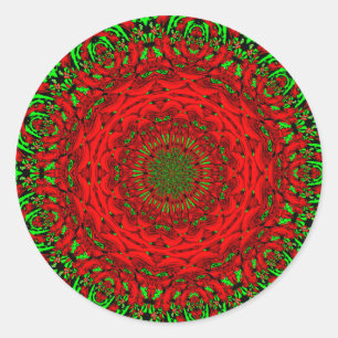Holiday_ Classic Round Sticker