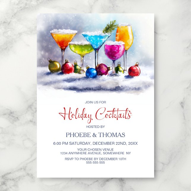Holiday Cocktail Party Invitation (Creator Uploaded)