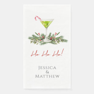 Holiday Cocktail Party Martini Guest Towels Napkin