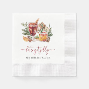 Holiday Cocktail Party Napkin