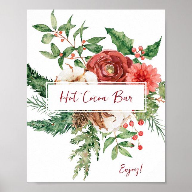 Holiday Cocoa Bar Poster (Front)