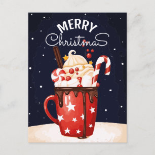 Holiday Cocoa   Christmas Chocolate Postcard