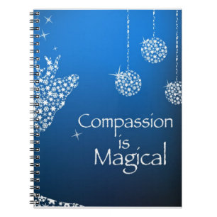 Holiday Compassion is Magical Notebook