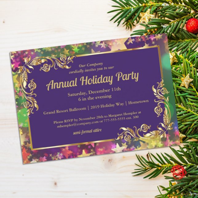 Holiday Confetti Party Invitation (Creator Uploaded)