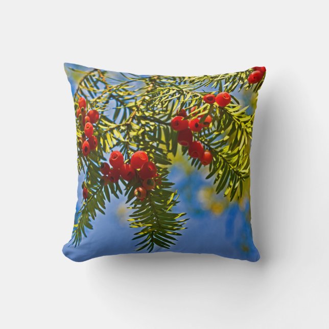Holiday Conifer Cushion (Front)