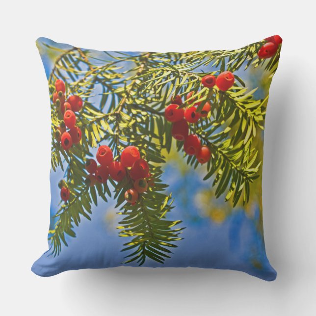 Holiday Conifer Cushion (Front)