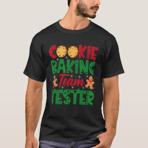 Holiday Cookie Baking Squad Crew Merry Christmas L T-Shirt