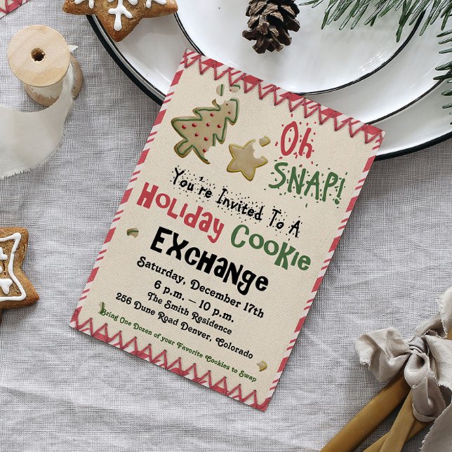 Holiday Cookie Exchange Party Invitation (Creator Uploaded)
