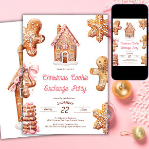 Holiday Cookie Exchange Party Invitation