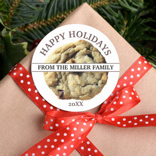 Holiday Cookie Gift Classic Round Sticker