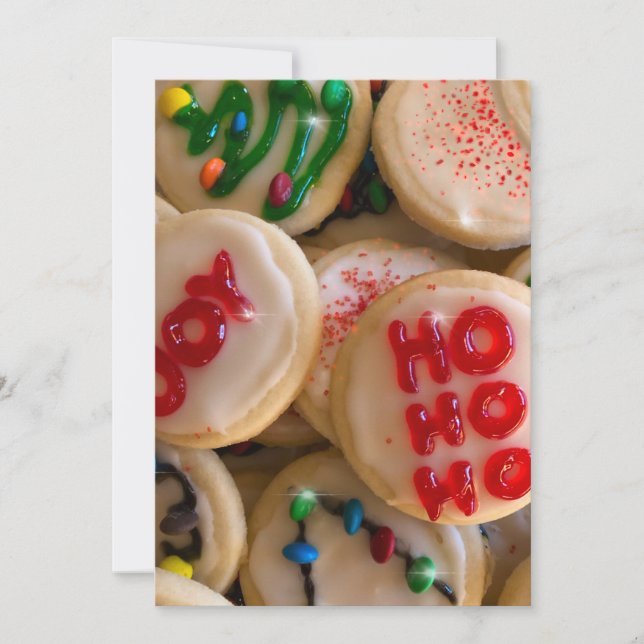 Holiday cookies card (Front)