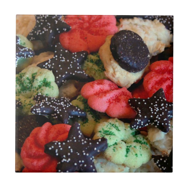 Holiday Cookies  Ceramic Tile (Front)