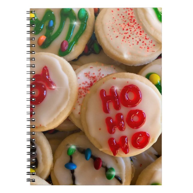 Holiday cookies christmas cookies  notebook (Front)
