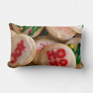 Holiday cookies lumbar cushion