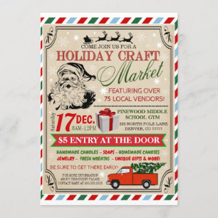 Holiday Craft Market Invitation