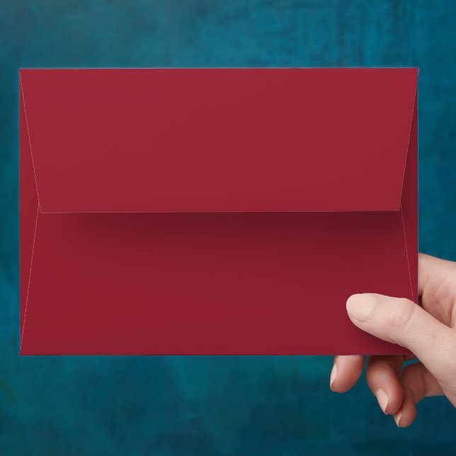 Holiday Cranberry Red Envelopes (Hand)