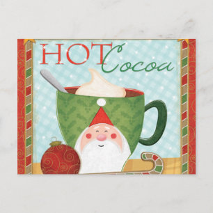 Holiday Cup with Mint Cocoa Postcard