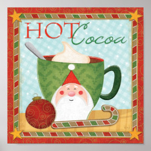 Holiday Cup with Mint Cocoa Poster