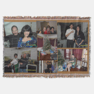 HOLIDAY CUSTOM PHOTO THROW BLANKET