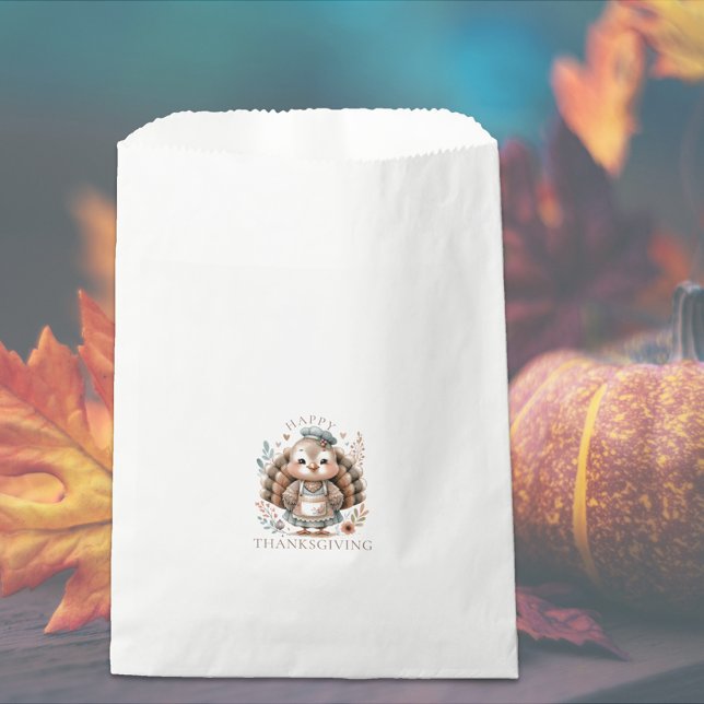 Holiday Custom Turkey Favour Bag (Holiday Turkey Favor Bag)