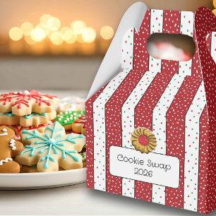 Holiday Cute Italian Cookies Favour Box