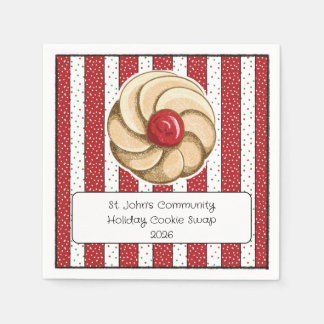Holiday Cute Italian Cookies Napkin