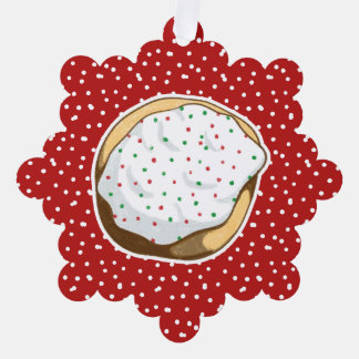 Holiday Cute Italian Cookies Tree Decoration Card