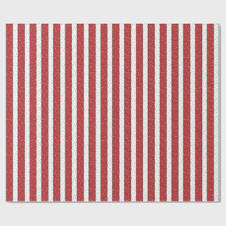 Holiday Cute Sugar and Sprinkles Stripes Wrapping Paper