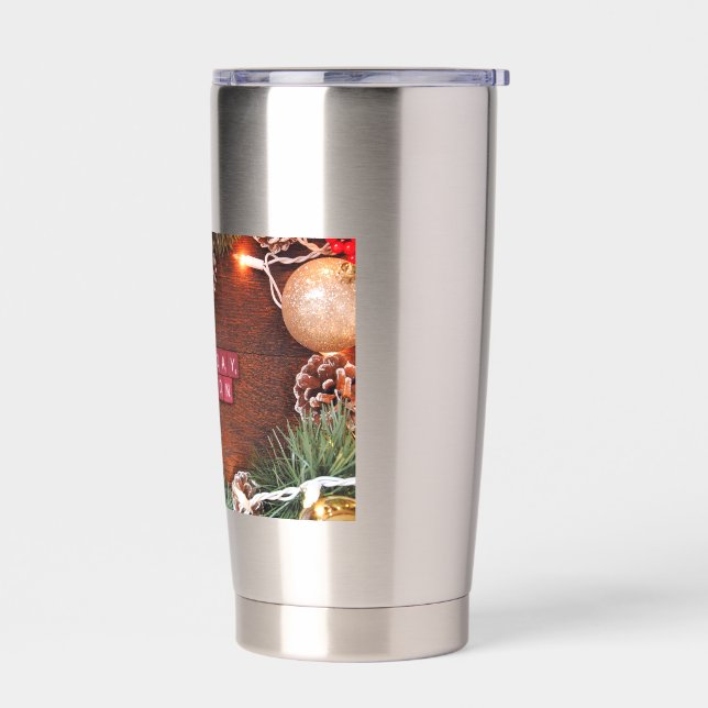 Holiday Day Insulated Tumbler (Left)