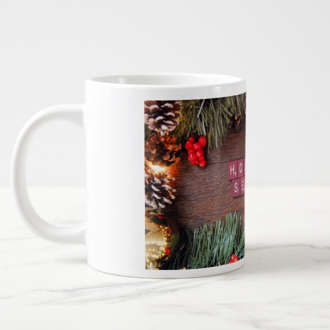 Holiday Day Large Coffee Mug (Left)
