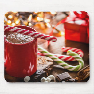 Holiday December 25th White House Christmas Lights Mouse Pad