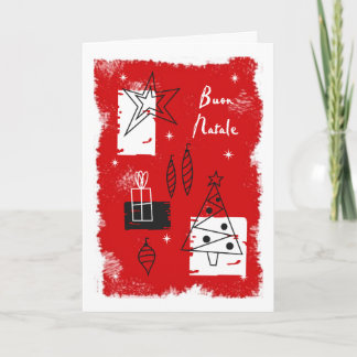 Holiday deco - italian card
