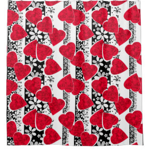 Holiday decor, shower curtain