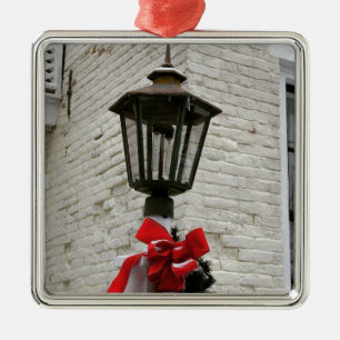 Holiday Decorated Pella, Iowa Metal Tree Decoration