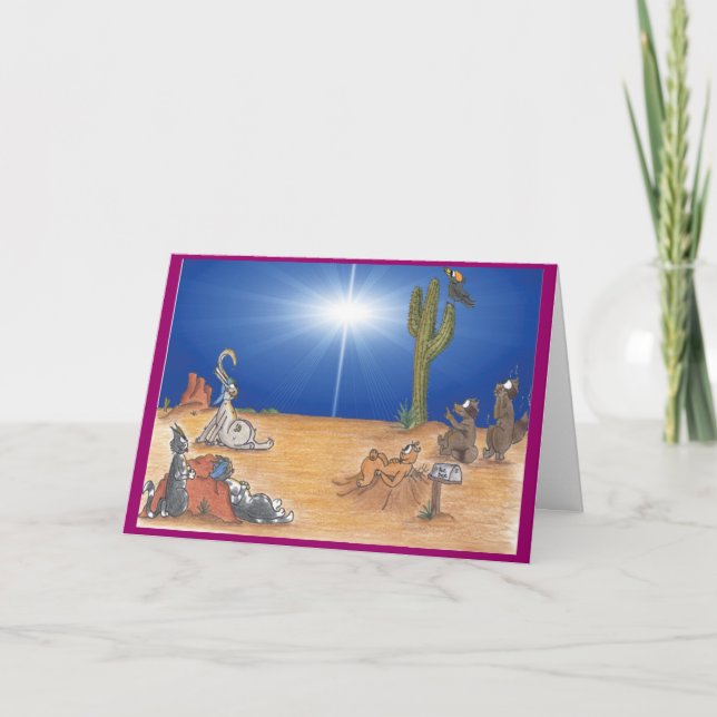 Holiday Desert Star Card (Front)