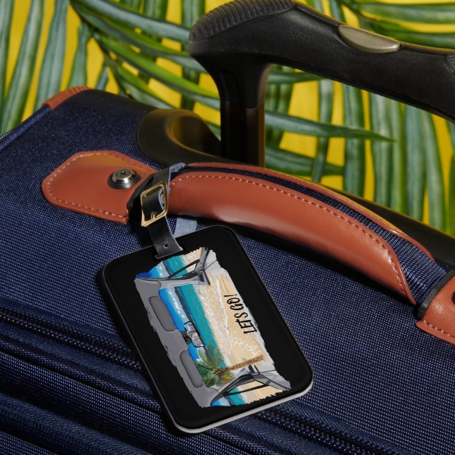 Holiday design  luggage tag (Front Insitu 1)