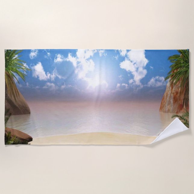 Holiday destination beach towel (Front)
