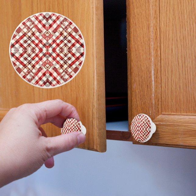 Holiday Diamond Pattern Ceramic Knob (Creator Uploaded)