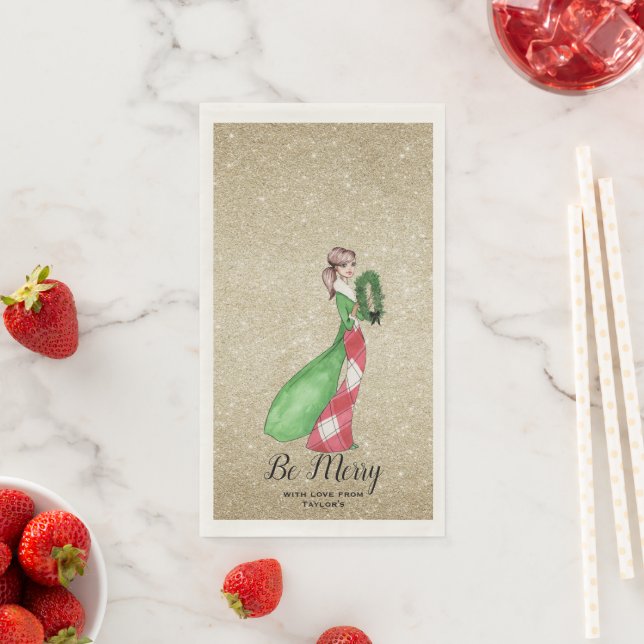 Holiday dinner Paper Guest Towels Napkin (Insitu)