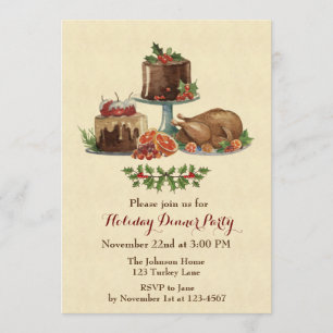 Holiday Dinner Party Invitation