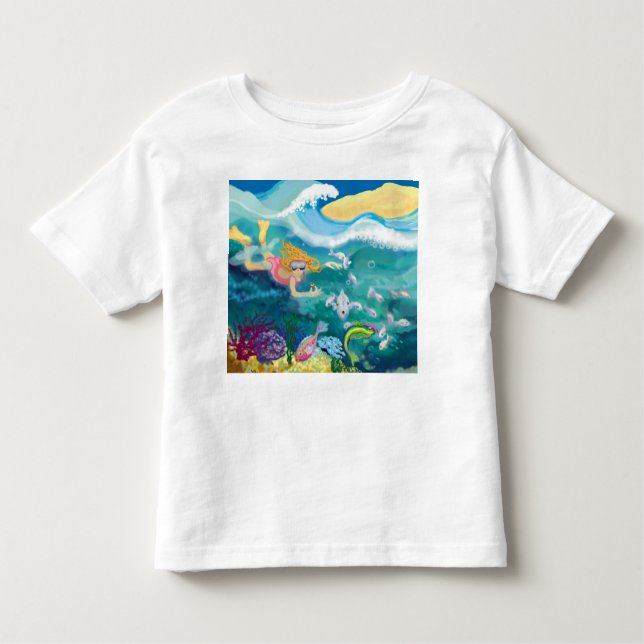 Holiday dip in the ocean toddler T-Shirt (Front)